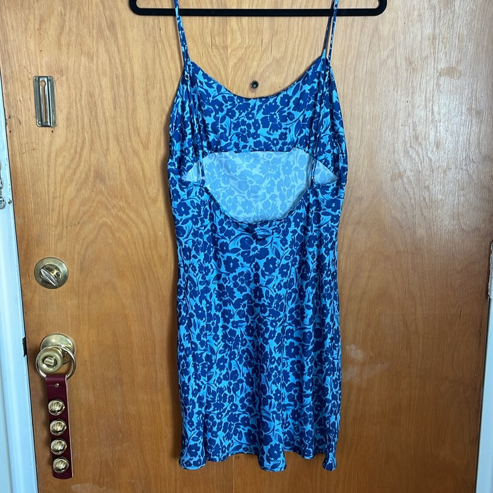 Skatie Vibrant Blue Floral Mini Dress - Picture 4 of 11